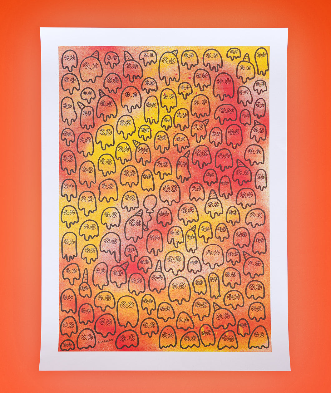 Everybody Came Art Print