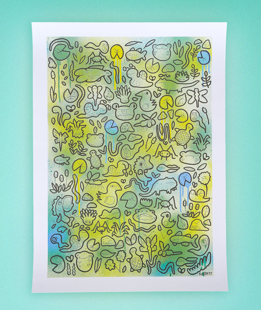 Pond Life Art Print