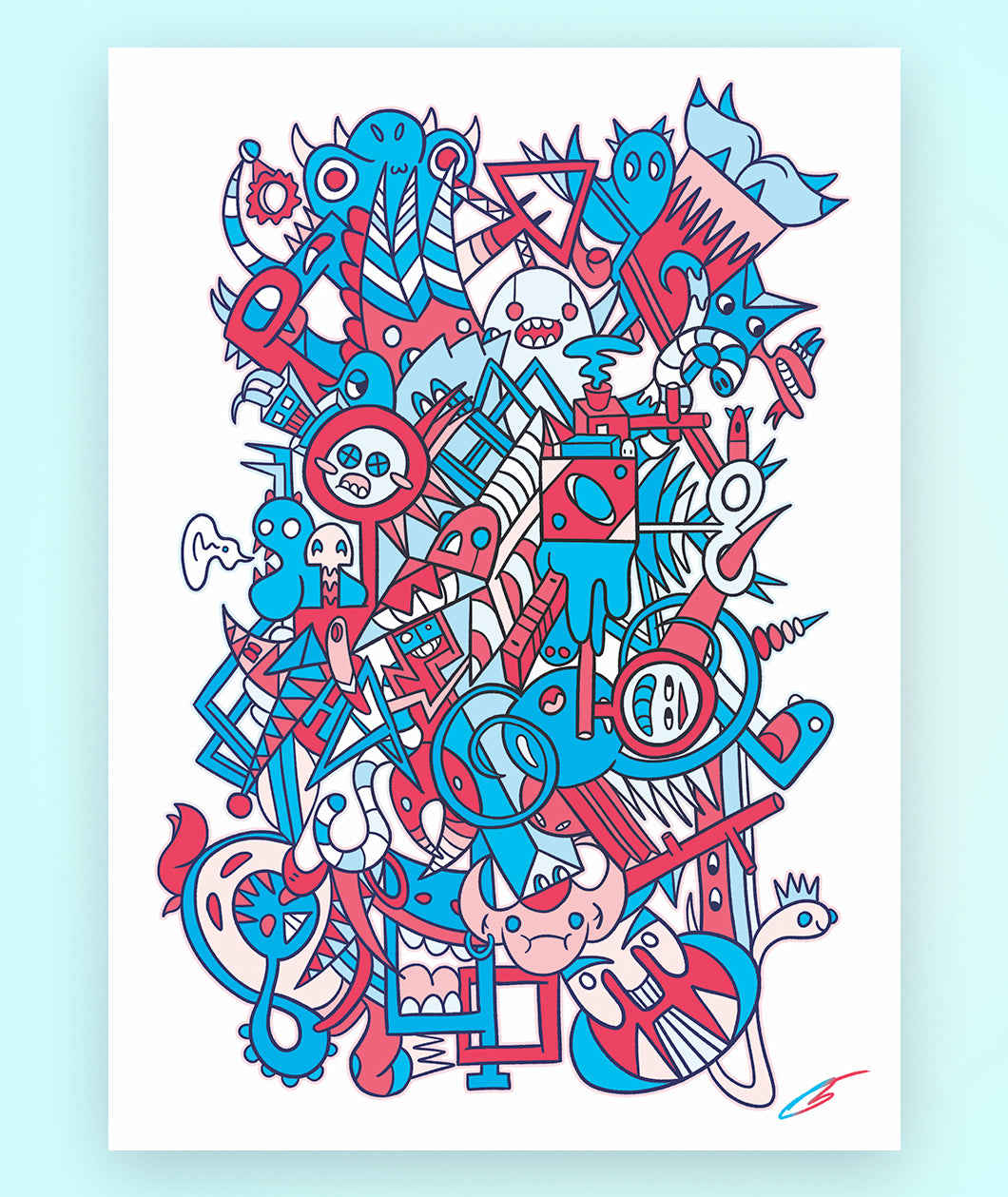 Shape Trap Poster *SIGNED* – KickThePj