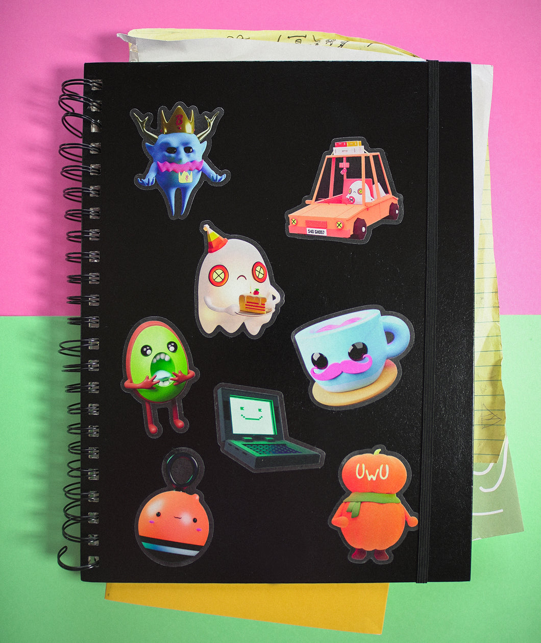 3D Friends Sticker Pack