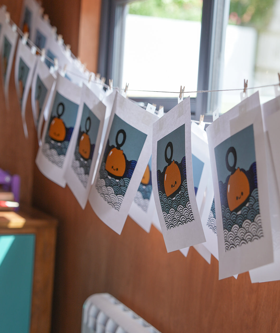 The Buoy Lino Print