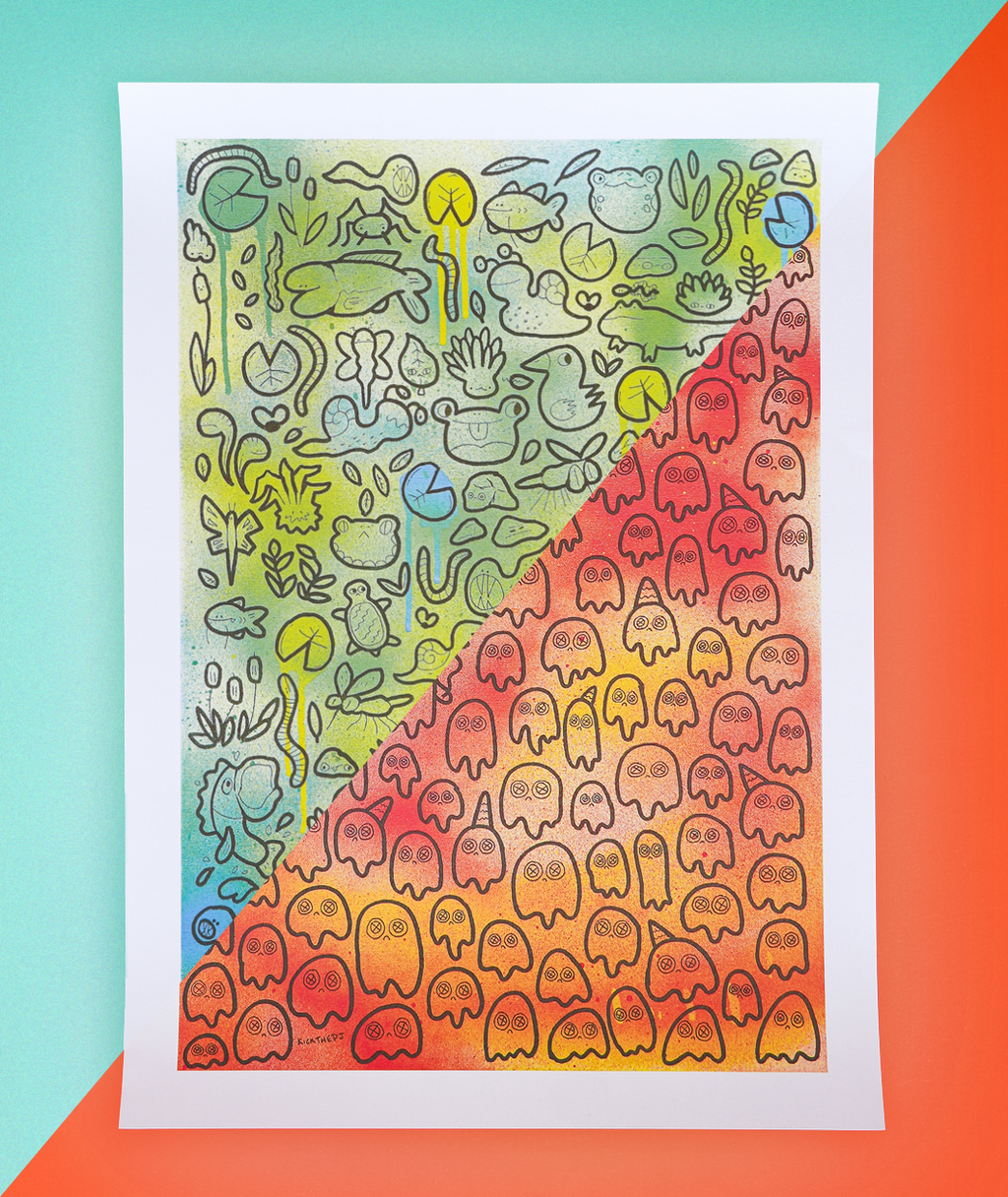 Pond Life + Everybody Came Art Prints Bundle