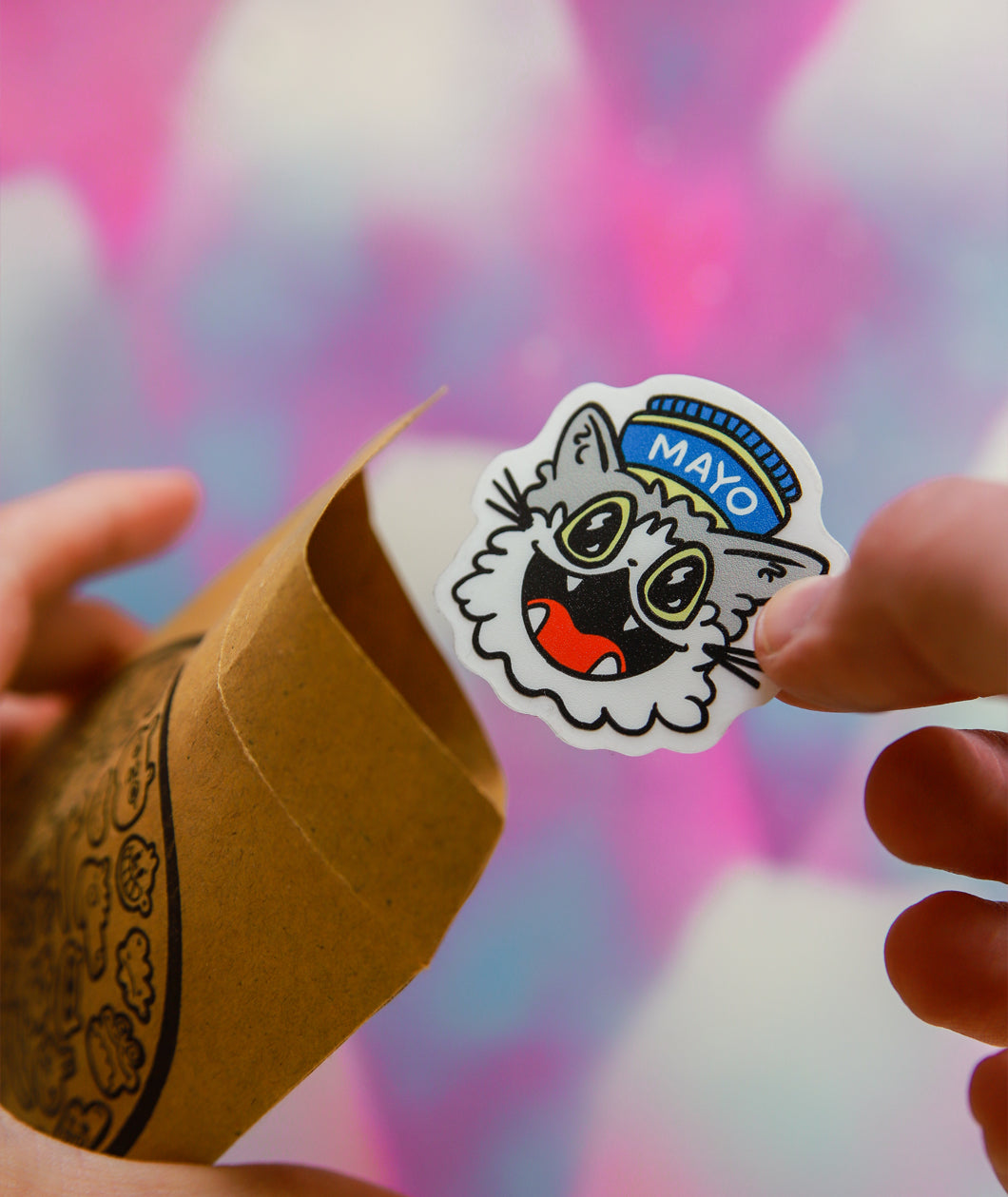 Mayo Cat Sticker Pack